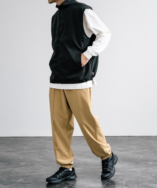 【セール】センターシームワイドテーパードストレッチイージーパンツ（その他パンツ）｜Rocky Monroe（ロッキーモンロー）