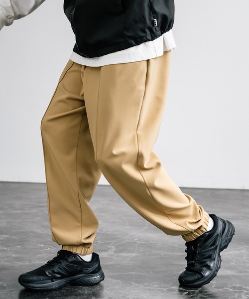 【セール】センターシームワイドテーパードストレッチイージーパンツ（その他パンツ）｜Rocky Monroe（ロッキーモンロー）