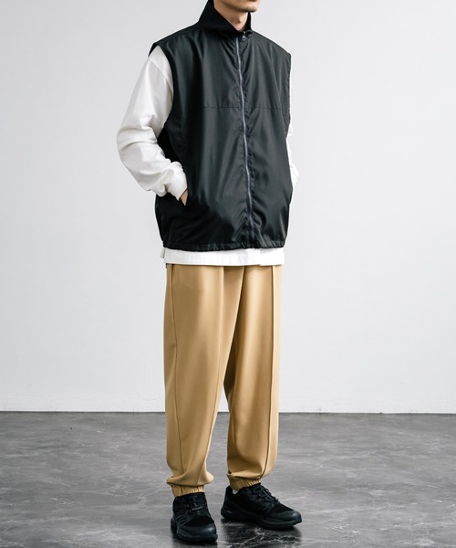 【セール】センターシームワイドテーパードストレッチイージーパンツ（その他パンツ）｜Rocky Monroe（ロッキーモンロー）