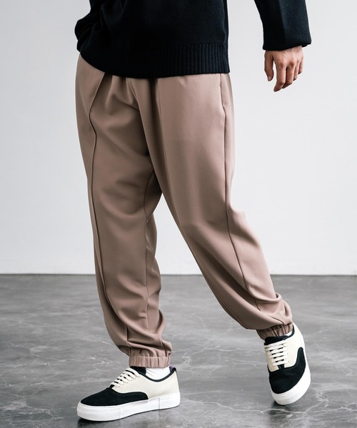 【セール】センターシームワイドテーパードストレッチイージーパンツ（その他パンツ）｜Rocky Monroe（ロッキーモンロー）