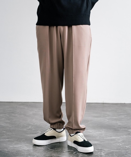【セール】センターシームワイドテーパードストレッチイージーパンツ（その他パンツ）｜Rocky Monroe（ロッキーモンロー）