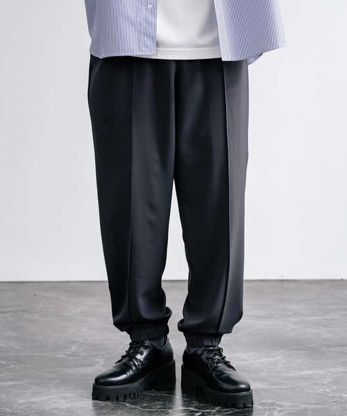 【セール】センターシームワイドテーパードストレッチイージーパンツ（その他パンツ）｜Rocky Monroe（ロッキーモンロー）