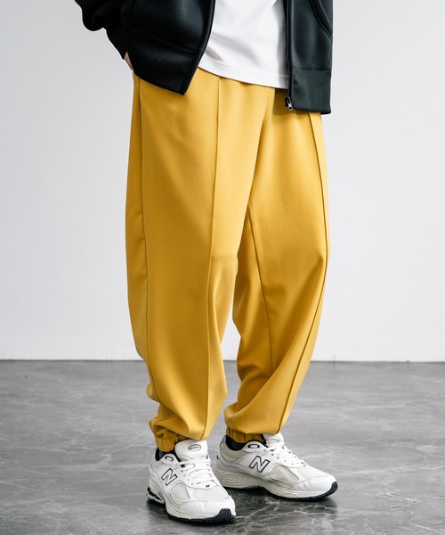 【セール】センターシームワイドテーパードストレッチイージーパンツ（その他パンツ）｜Rocky Monroe（ロッキーモンロー）