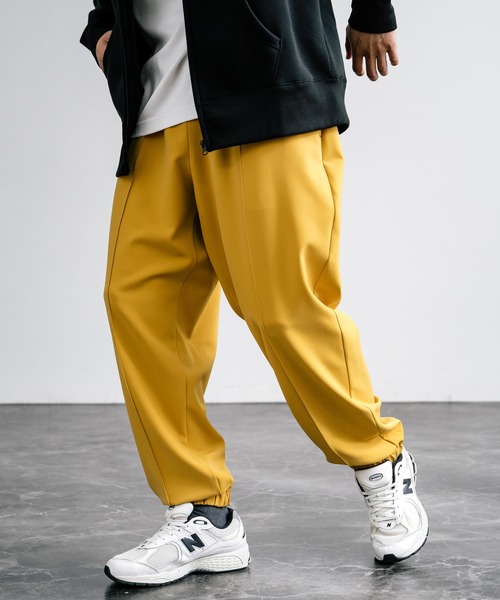 【セール】センターシームワイドテーパードストレッチイージーパンツ（その他パンツ）｜Rocky Monroe（ロッキーモンロー）