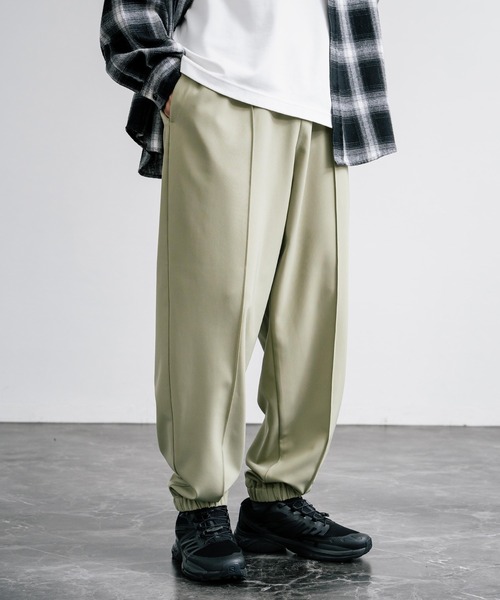【セール】センターシームワイドテーパードストレッチイージーパンツ（その他パンツ）｜Rocky Monroe（ロッキーモンロー）