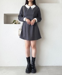 チャーム付きアソート襟ワンピース【ZOZOTOWN限定アイテム】