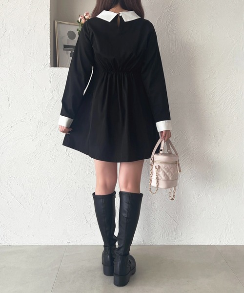 apres jour(アプレジュール)の「チャーム付きアソート襟ワンピース【ZOZOTOWN限定アイテム】(ワンピース・レディース・ブラウン系その他/グレー/ブラック/ピンク・フリー/X-LARGE)」の17枚目の写真