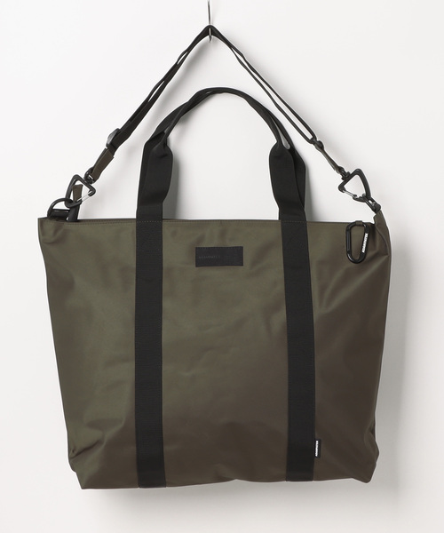 《ADAMPATEK》firm polyester tote bag/ポリエステルビッグトートバッグ