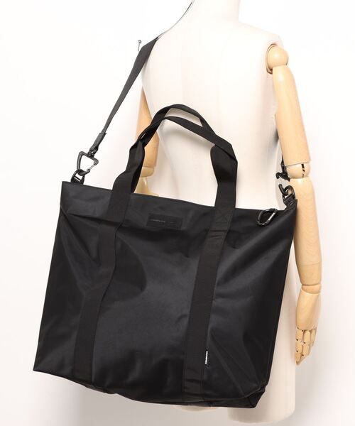 B.I.D.(ビーアイディー)の「《ADAMPATEK》firm polyester tote bag/ポリエステルビッグトートバッグ(トートバッグ・メンズ・ブラック/カーキ・FREE)」の5枚目の写真