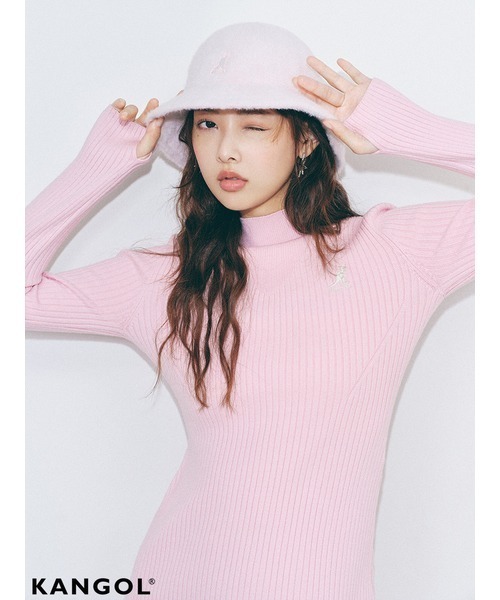 LILY BROWN(リリーブラウン)の「【KANGOL】【LILY BROWN別注カラー】ベルハット CASUAL(ハット・レディース・ピンク・FREE)」の3枚目の写真