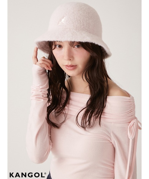 LILY BROWN(リリーブラウン)の「【KANGOL】【LILY BROWN別注カラー】ベルハット CASUAL(ハット・レディース・ピンク・FREE)」の5枚目の写真