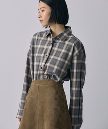 BABYLONE | 起毛オンブレチェックシャツ(シャツ/ブラウス)