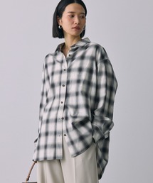 BABYLONE | 起毛オンブレチェックシャツ(シャツ/ブラウス)