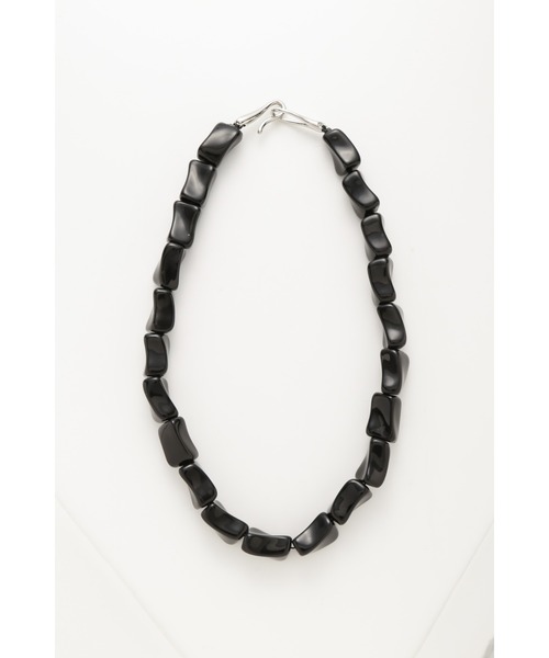 MIESROHE(ミースロエ)の「TWISTBEADSNECKLACE(ネックレス・レディース・ブラック/シルバー/ブルー・FREE)」の1枚目の写真