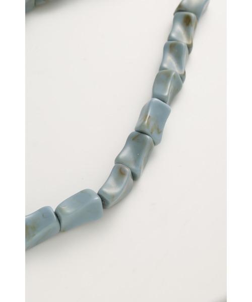 MIESROHE(ミースロエ)の「TWISTBEADSNECKLACE(ネックレス・レディース・ブラック/シルバー/ブルー・FREE)」の7枚目の写真