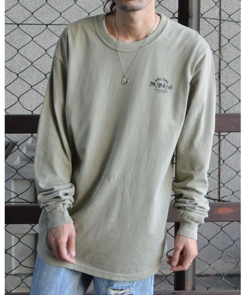 MODISH GAZE（モディシュガゼ）の「ピグメント加工バンダナプリントロンT（Tシャツ/カットソー・メンズ・バーガンディー/オフホワイト/ブラック/カーキ・MEDIUM/LARGE）」の13枚目の写真