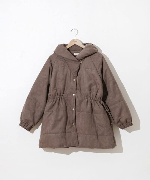 flower（フラワー）の「ホリデーコート2（ノーカラーコート・レディース・ブラウン/アイボリー・FREE）」の18枚目の写真