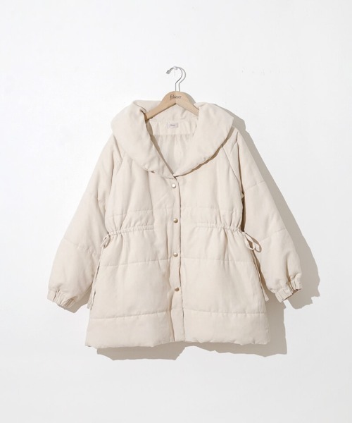 flower（フラワー）の「ホリデーコート2（ノーカラーコート・レディース・ブラウン/アイボリー・FREE）」の20枚目の写真