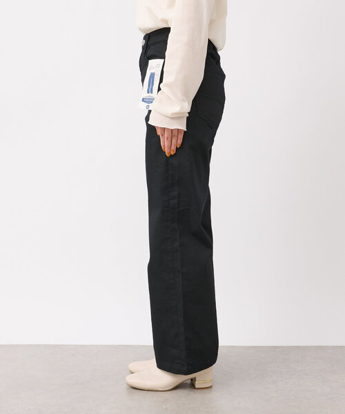 un dix cors（アンディコール）の「《すっきり綺麗》TCストレッチカラーセミワイドパンツ（チノパンツ・レディース・サンドベージュ/ブラック・S/M/L）」の13枚目の写真