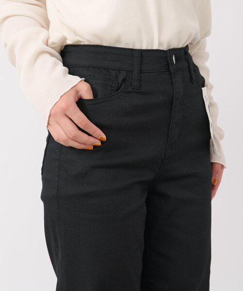 un dix cors（アンディコール）の「《すっきり綺麗》TCストレッチカラーセミワイドパンツ（チノパンツ・レディース・サンドベージュ/ブラック・S/M/L）」の15枚目の写真