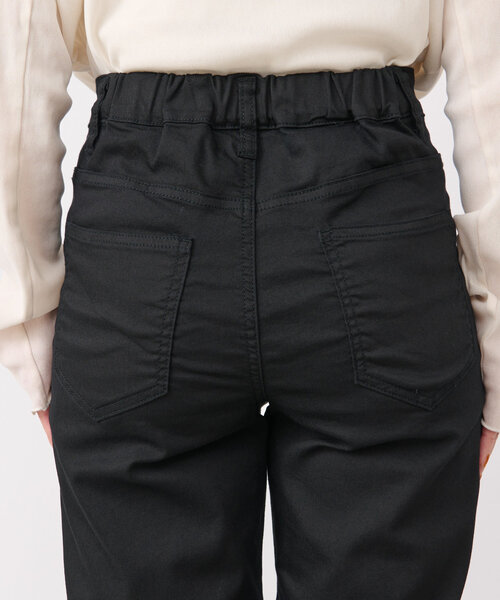 un dix cors（アンディコール）の「《すっきり綺麗》TCストレッチカラーセミワイドパンツ（チノパンツ・レディース・サンドベージュ/ブラック・S/M/L）」の16枚目の写真