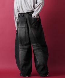 a.p.o.v.（エーピーオービー）の「a.p.o.v. バルーン変形スーパーワイドデニムパンツ（デニムパンツ）」