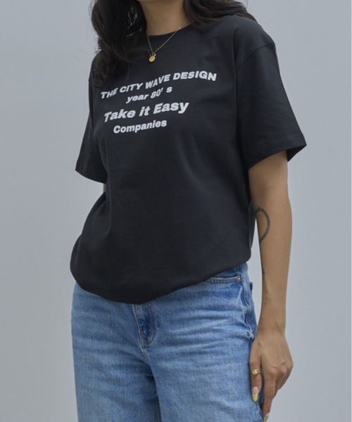 WAVE CITY(ウェイブシティ)の「【WAVECITY/ウェイブシティ】WAVE CITY Heart Design Tee/バックプリント半袖Tシャツ(Tシャツ/カットソー・メンズ・ブラック/ホワイト・X-LARGE/LARGE/MEDIUM)」の7枚目の写真