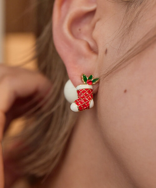 セール】《WEB限定》クリスマス/ハッピーホリディピアス（ピアス（両耳