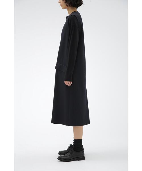 MARGARET HOWELL(マーガレットハウエル)の「DRY WOOL TWILL CHAMBRAY(ワンピース・レディース・ネイビー・2/1)」の7枚目の写真