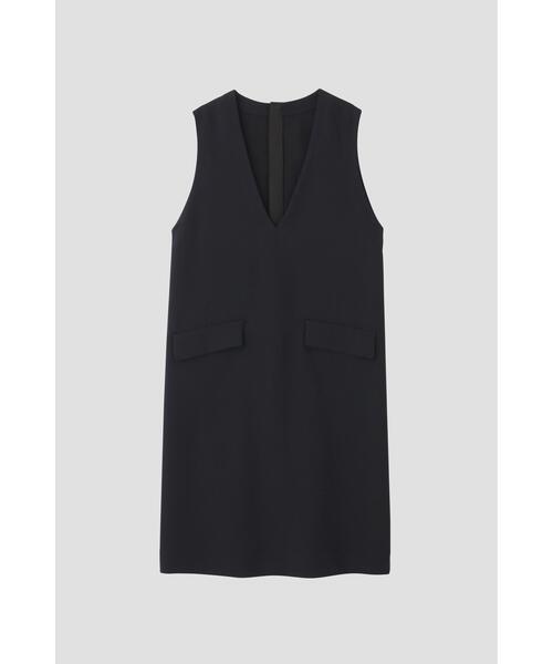 MARGARET HOWELL(マーガレットハウエル)の「DRY WOOL TWILL CHAMBRAY(ワンピース・レディース・ネイビー・2/1)」の8枚目の写真