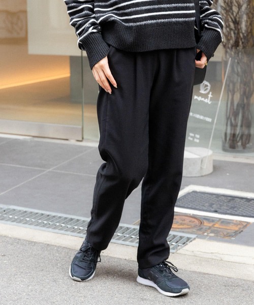 FORK&SPOON（フォークアンドスプーン）の「FORK&SPOON　裏起毛イージーパンツ（その他パンツ・レディース・ブルー系その他/ベージュ系その他/ブラック・1/2）」の11枚目の写真