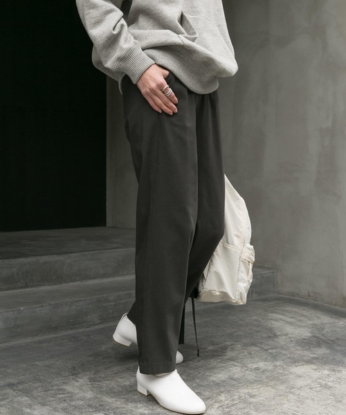 FORK&SPOON（フォークアンドスプーン）の「FORK&SPOON　裏起毛イージーパンツ（その他パンツ・レディース・ブルー系その他/ベージュ系その他/ブラック・1/2）」の19枚目の写真