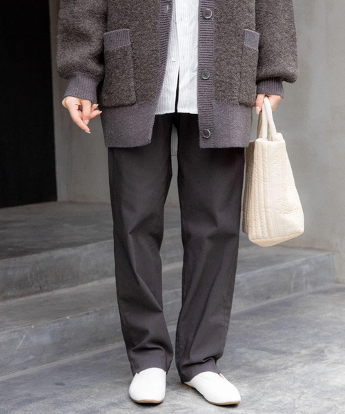 FORK&SPOON（フォークアンドスプーン）の「FORK&SPOON　裏起毛イージーパンツ（その他パンツ・レディース・ブルー系その他/ベージュ系その他/ブラック・1/2）」の22枚目の写真