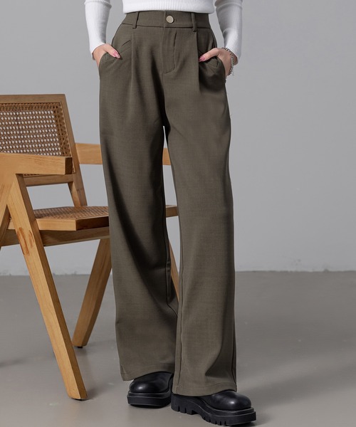 セール】【大きいサイズ有】すらっと脚長。美シルエットハイウエスト