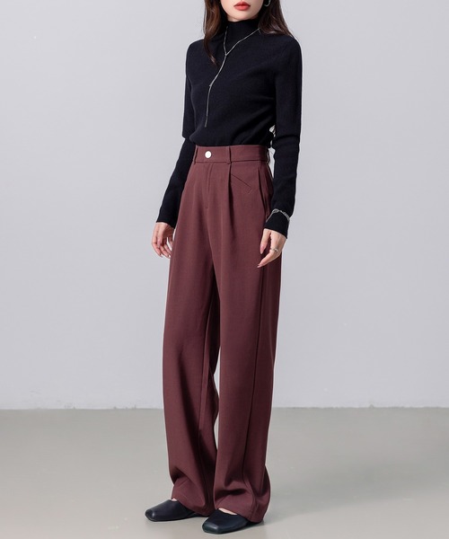 セール】【大きいサイズ有】すらっと脚長。美シルエットハイウエスト