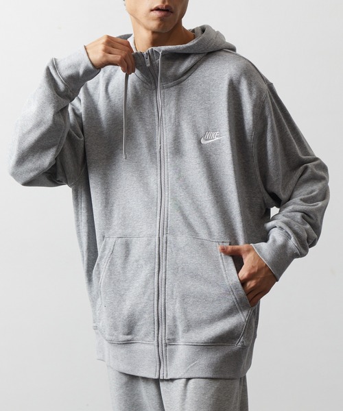 NIKE（ナイキ）の「限定展開 NIKE/ナイキ ナイキ スポーツウェア クラブ フレンチテリー フルジップフーディ / BV2649（パーカー・メンズ・ブラック/グレー・X-LARGE/LARGE/MEDIUM/XX-LARGE）」の21枚目の写真