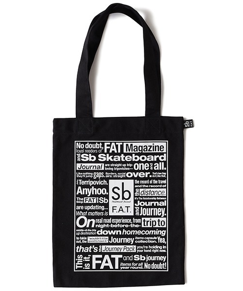 FAT(エフエイティー)の「JP05(トートバッグ・メンズ・ブラック/グリーン・ONE SIZE)」の1枚目の写真