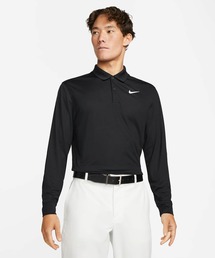 NIKE | ナイキ Dri-FIT ビクトリー メンズ ロングスリーブ ゴルフポロ / Nike Dri-FIT Victory Men's Long-Sleeve Golf Polo DN2345-010 Black(ポロシャツ)