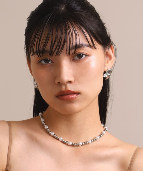 LHME(エルエイチエムイー)の「【WEB限定】“Moment”シャーリングピアス/サージカルステンレス(金属アレルギー対応)【LHME / エルエイチエムイー】(ピアス(両耳用)・レディース・シルバー・ONE SIZE)」の15枚目の写真