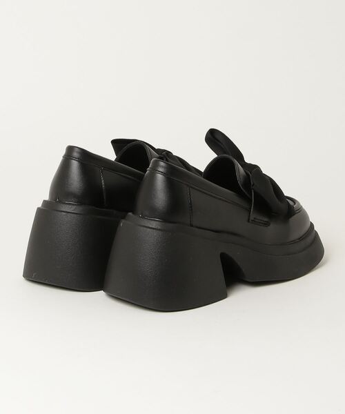 LOVEHUNTER(ラブハンター)の「LOVEHUNTER/+8.5cm 軽量厚底 ビッグリボンローファー(1698)(ローファー・レディース・ブラック系1/ブラック系2・S/M/L/LL)」の11枚目の写真