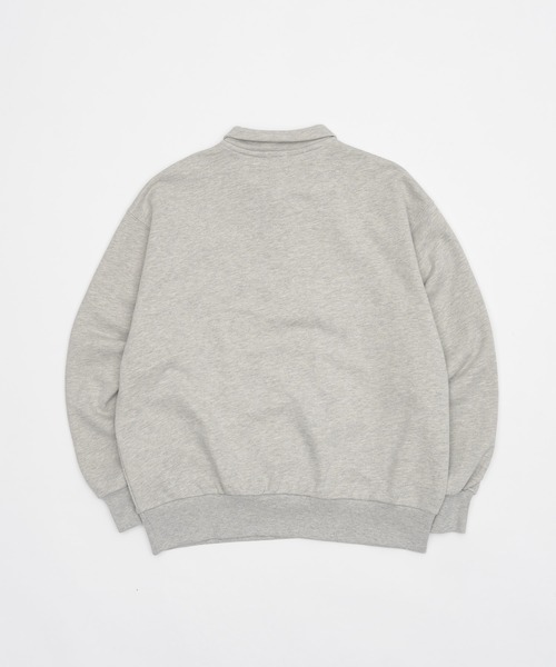 BOY patch sweat polo shirt / ボーイパンチスウェット