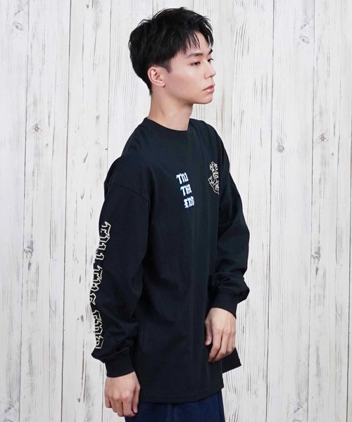 SANTA CRUZ（サンタクルーズ）の「【ムラサキスポーツ限定】SANTACRUZ/サンタクルーズ ロンT/長袖Tシャツ バックプリント 502251402（Tシャツ/カットソー・メンズ・ホワイト/ライトブラック・XL/L/M）」の6枚目の写真