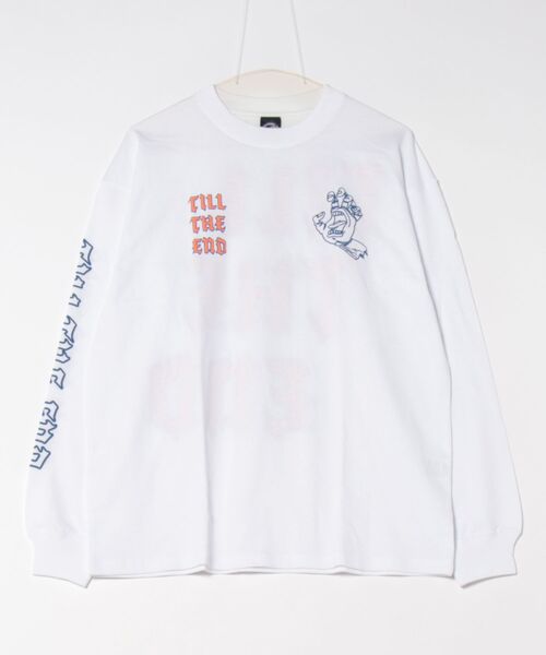 SANTA CRUZ（サンタクルーズ）の「【ムラサキスポーツ限定】SANTACRUZ/サンタクルーズ ロンT/長袖Tシャツ バックプリント 502251402（Tシャツ/カットソー・メンズ・ホワイト/ライトブラック・XL/L/M）」の18枚目の写真