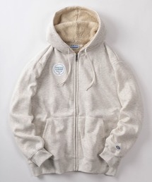 DISCUS(ディスカス)の【71】【DISCUS/ディスカス】ブランドロゴ ワンポイント 裏ボア ジップパーカー(パーカー)