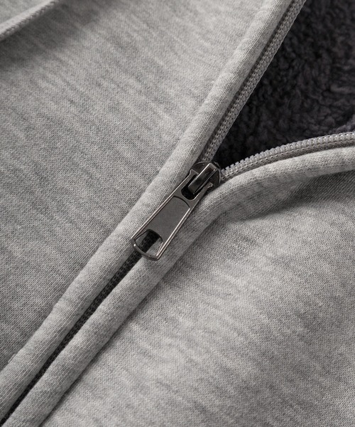 DISCUS(ディスカス)の「【71】【DISCUS/ディスカス】ブランドロゴ ワンポイント 裏ボア ジップパーカー(パーカー・レディース・オートミール/グレー/ブラック/チャコールグレー/グレー系1/ブラック系/グレー系/ネイビー系・M/L/XL)」の16枚目の写真