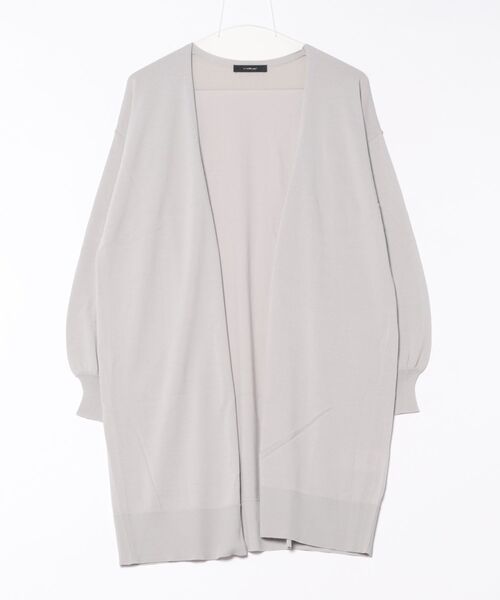 INTERPLANET（インタープラネット）の「【マシーンウォッシャブル・ＵＶ・接触冷感】ロングトッパーカーディガン（カーディガン/ボレロ・レディース・オフホワイト/グレー/ブラック/ネイビー・FREE）」の11枚目の写真