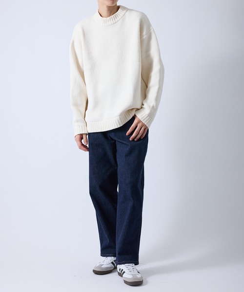 j.n.r.d(ジェー・エヌ・アール・ディー)の「モールモックネックニット(Tシャツ/カットソー・メンズ・ネイビー/チャコールグレー/ホワイト系その他2・L/LL/M)」の10枚目の写真