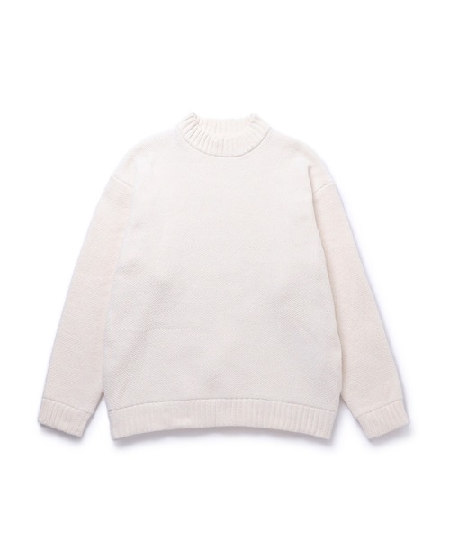 j.n.r.d(ジェー・エヌ・アール・ディー)の「モールモックネックニット(Tシャツ/カットソー・メンズ・ネイビー/チャコールグレー/ホワイト系その他2・L/LL/M)」の12枚目の写真