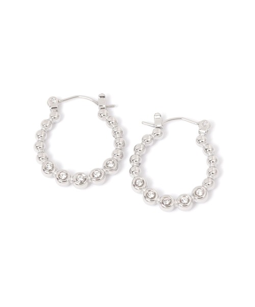 niko and...（ニコアンド）の「ステンレスボールピアス（ピアス（両耳用）・レディース・グレー/イエロー・0）」の2枚目の写真