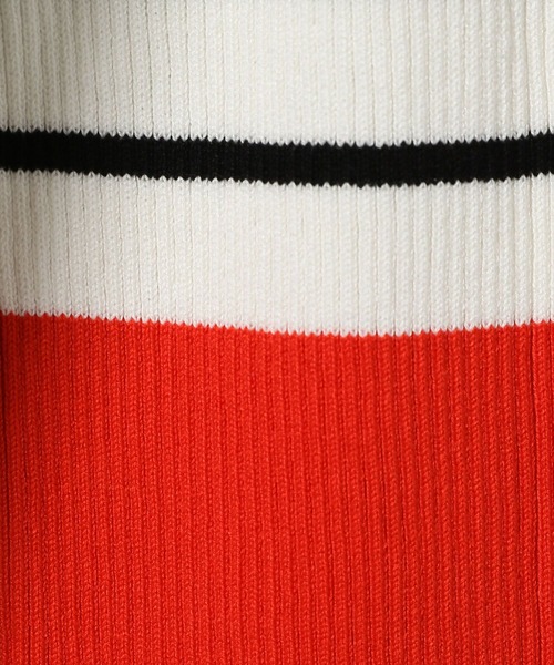 LEPSIM（レプシィム）の「【洗える】12ゲージ配色クルーネックプルオーバー　290427（ニット/セーター・レディース・グレー系その他/ホワイト×レッド/ブラック×ピンク/ブラック×ブルー・FREE）」の12枚目の写真